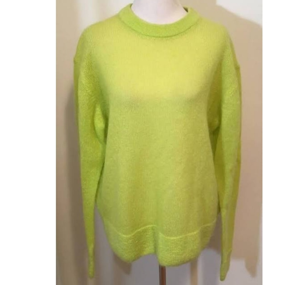 Stockholm Atlier lime green sweater